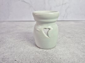 Hornito ceramico calado corazon 